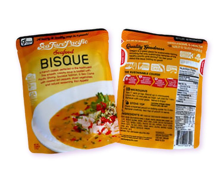 Gourmet Packaged Seafood Bisque