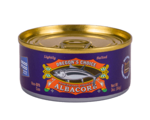 Oregon's Choice Gourmet Alderwood Smoked Albacore Tuna 7.5 oz can - Award-winning, traditionally smoked over Alderwood for a rich, distinctive flavor, packed in natural juices.
