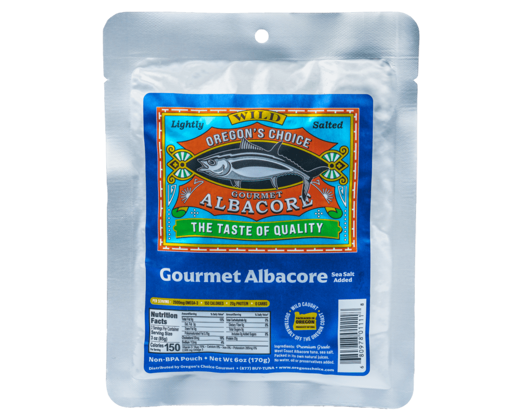 Gourmet Albacore Tuna Lightly Salted 6 oz. Pouch