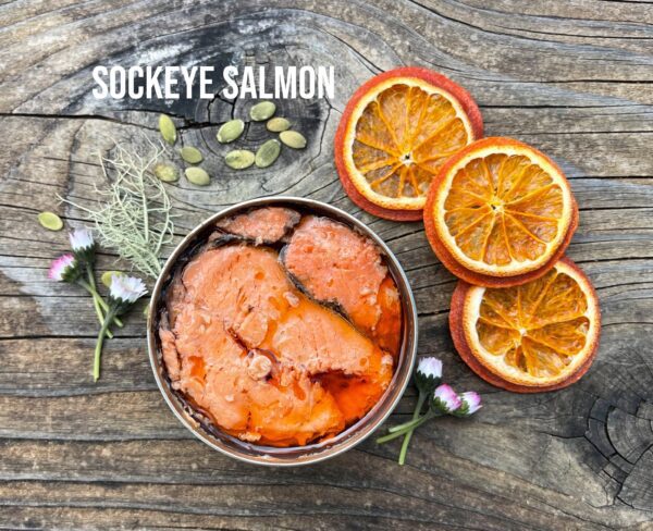Sockeye Salmon open can