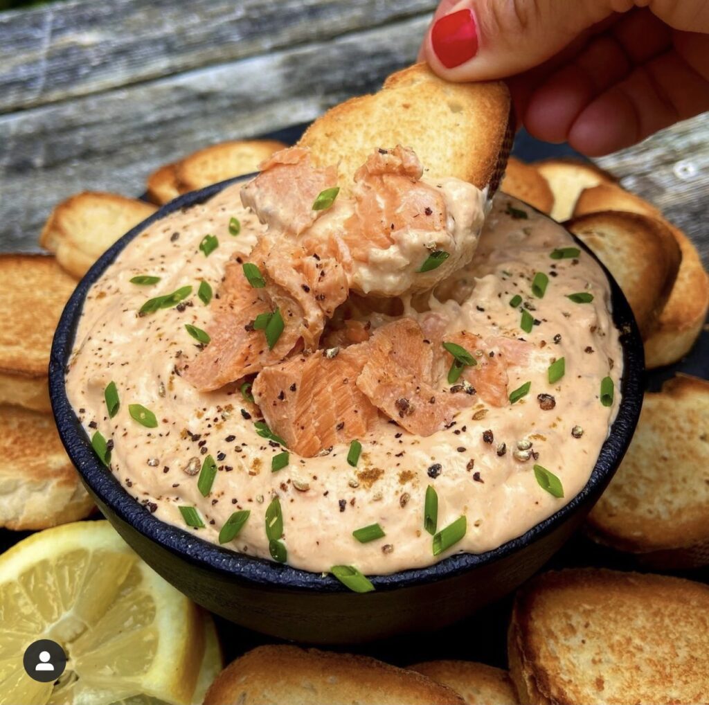 Spicy Smoked Salmon Dip